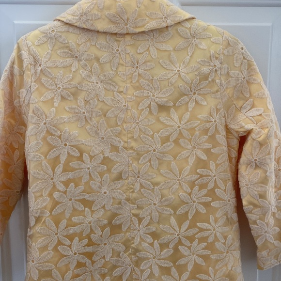 Luii Yellow Daisy Spring Jacket. Size Small. NEW with Tags. - Picture 9 of 11